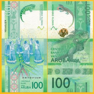 Aruba 100 Florin P - 2019 Unc Banknote