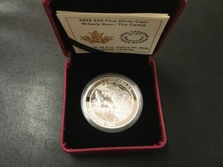 2015 Canada 20 Dollars “grizzly” Commemorative Silver Coin