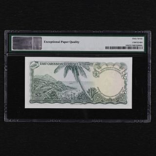 1965 East Caribbean States / Antigua 5 Dollars Pick 14i PMG 67 EPQ UNC 2