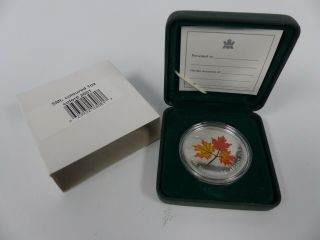 2001 Canada 5 Dollars Fine Silver Coin Maple Leaf