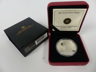 2007 Canada Sterling Silver Proof Dollar Coin