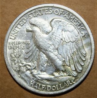 Us Walking Liberty 50 Cents 1944s Almost Uncirculated / Uncirculated Silver Coin