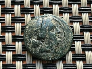 Thrace,  Mesembria 200 - 100 Bc Ae20 " Athena " Ancient Greek Bronze Coin