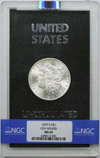 1879 - S Gsa Hard Pack Morgan Silver Dollar Ngc Ms65