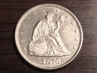 1876 Twenty Cent Piece Uncirculated