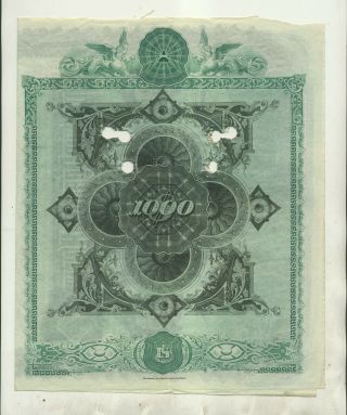 1888 HAVEN & DERBY RAILROAD COMPANY $1000 BOND CERTIFICATE 4