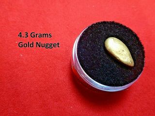 Gold Nugget From The American River 4.  3 Grams