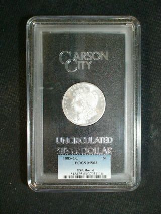 1885 Cc Morgan Silver Dollar Pcgs Ms63 Carson City $1 Coin Buy It Now