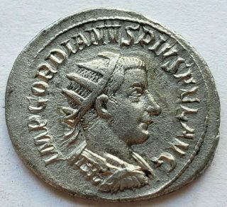 Armored Bust Ar Antoninianus Of Gordian Iii,  Marti Pacifero - Peace Through War