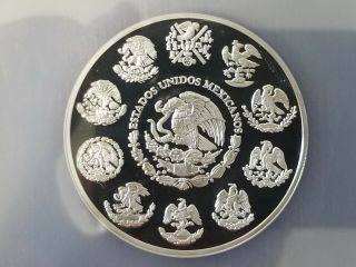 2000 Mexico 2 oz Silver Libertad Proof NGC PF68 Ultra Cameo KEY DATE 500 Minted 4