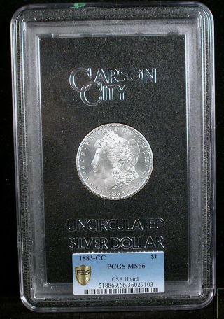 1883 Cc Gsa Morgan Silver Dollar Pcgs Ms66 Secure And