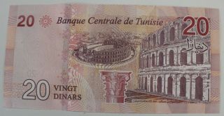 Tunisia 20 Dinars UNC.  Banque Nationale De Tunisie ¤¤¤¤¤¤¤LOOK¤¤¤¤¤¤¤ 2