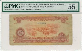 National Liberation Front Viet Nam 50 Dong Nd (1963) Pmg 55