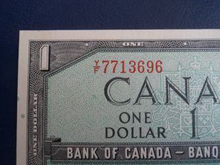 1954 Canada 1 Dollar Bank Note - Lawson/Bouey - YF7713696 - UNC Cond.  19 - 175 3