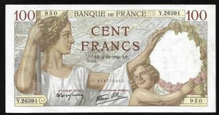 100 Francs From France 1941 M1