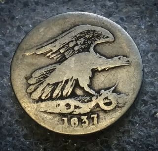 1837 Feuchtwanger One Cent (ht - 268 6i) German Silver