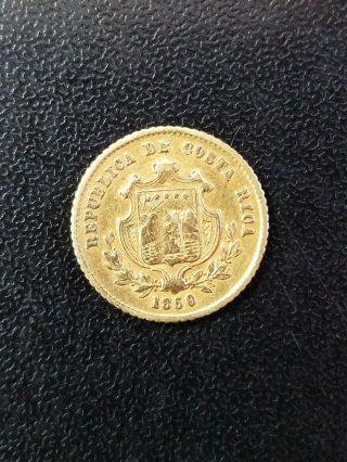 1850 Costa Rica 1/2 Escudo Km 97