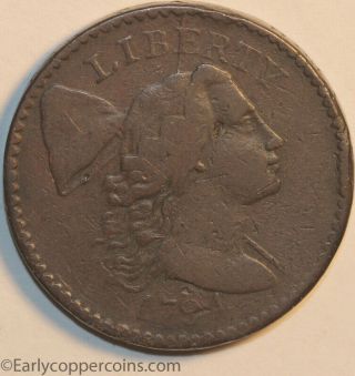 1794 S49 R2 Liberty Cap Large Cent Head Of 1794 Raw Fine - Very Fine 1c