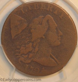 1794 S41 R3 Liberty Cap Large Cent Head Of 1794 Pcgs Vg8 Great Tan Color 1c Nr