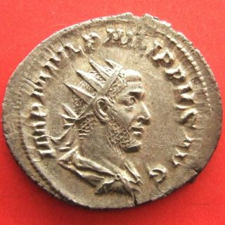 Roman Imperial Philip I,  The Arab,  Ar Antoninianus.  Rome,  Ad 246.