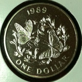 Bermuda Dollar Km 61 Gem Bu 1989