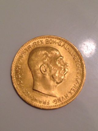 Austria Bu 1915 20 Corona - - Gold - - Emperor Joseph I - - Best Quality & Price On Ebay