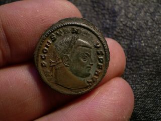Ancient Rome Constantine I 306 - 337 Ad Ae Follis Jupiter/victory/eagle