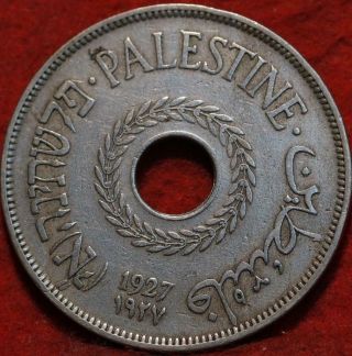 1927 Palestine 20 Mils Foreign Coin