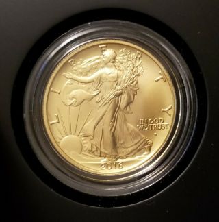 2016 Gold Walking Liberty Half Dollar 24k (half Ounce).  Highly Collectible