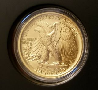 2016 Gold Walking Liberty Half Dollar 24k (half ounce).  Highly collectible 2