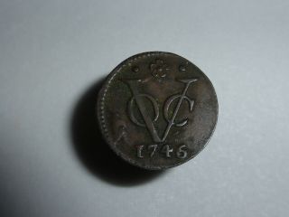 1746 Netherlands / Dutch East India Company - Voc Duit Coin / Token - Utrecht