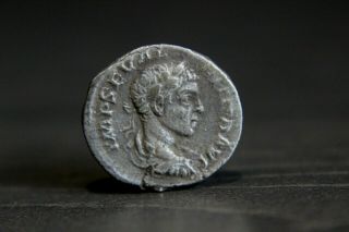 Roman Imperial Severus Alexander Silver Denarius Coin.  A.  D.  222 - 235