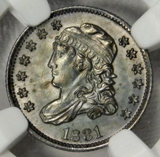 Ngc Ms62 1831 Capped Bust Half Dime