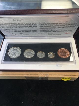 1998 Canada 90th Anniversary Proof Coin Set Mirror Finish