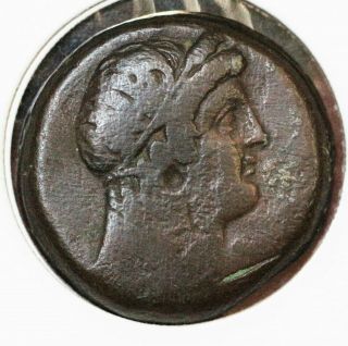 Kingdom Of Ptolemy V Epiphanes 205 - 180 Bc Ae27 Diobol Isis/eagle Rare Find