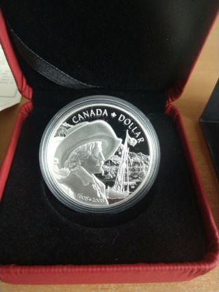 2008 Canada Sterling Silver Proof Dollar 400th Ann.  Of Quebec City