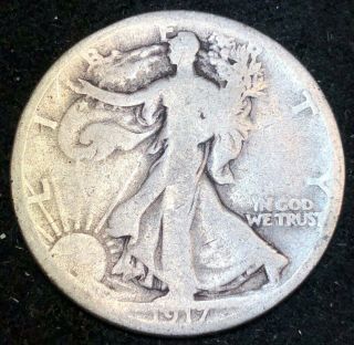 1917 - S Rev Liberty Walking Half Dollar