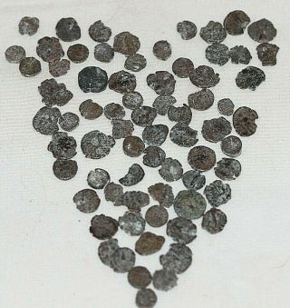 (71) Authentic Almost Full & Partial Ancient Roman Coins Bronze Circa 300 Ad