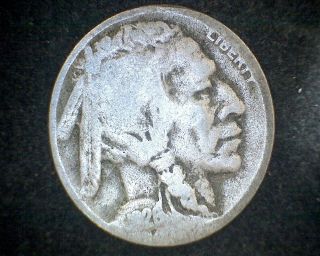 1926 - D Indian Head Buffalo Nickel 18862