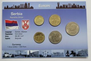 Serbia Coin Set With A99 Can80