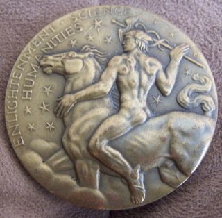 George Peabody Nude Medal Medallic Art Hall Of Fame For Great Americans Nyu