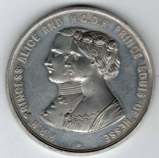 1862 British Medal Issued For The International Exhibition By T.  Ottley