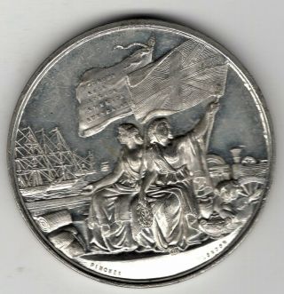 1862 British Medal Issued To Commemorate The International Exhibition By Pinches