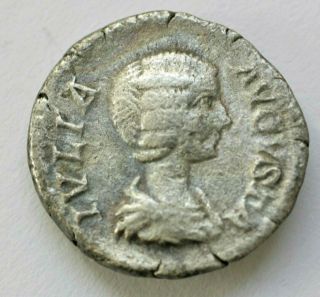 Roman Empire,  Julia Domna 193 - - 217,  Denarius 1.  82gr;18mm : Obv: Head Of Julia