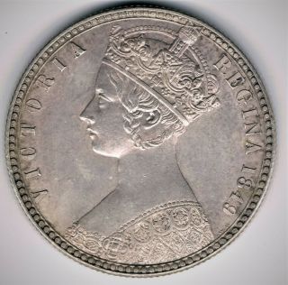 Victoria " Godless ",  Two Shilling/florin 1849 Ww Unc.