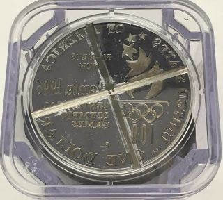 1996 $1 Olympic Reverse Cancelled Coin Die Ngc