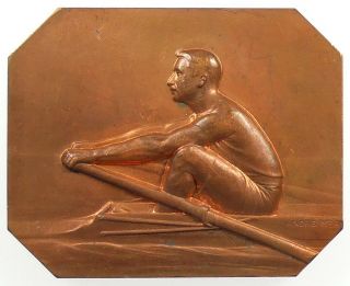 France Sports Rowing - Basse Seine Bronze 50mm X 41mm By Mery