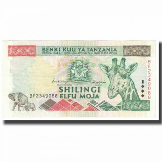 [ 622911] Banknote,  Tanzania,  1000 Shilingi,  Km:31,  Unc (65 - 70)