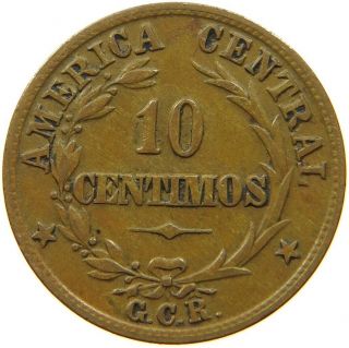 Costa Rica 10 Centimos 1929 Sd 555
