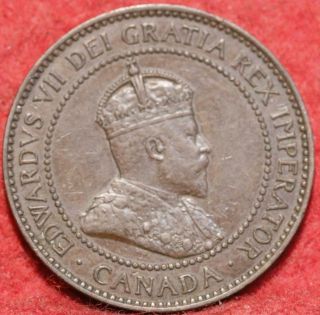 1907h Canada One Cent Foreign Coin